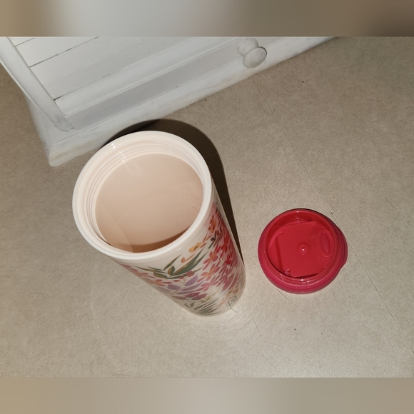 Steel Mill & Company Pink Floral Tall Insulated Travel Coffee Cup - Picture 6 of 7